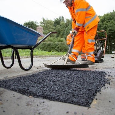 Asphalt surfacing